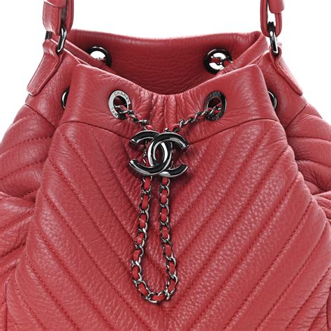 chanel chevron deek skin bucket bag|Chanel Chevron Drawstring Bucket Bag .